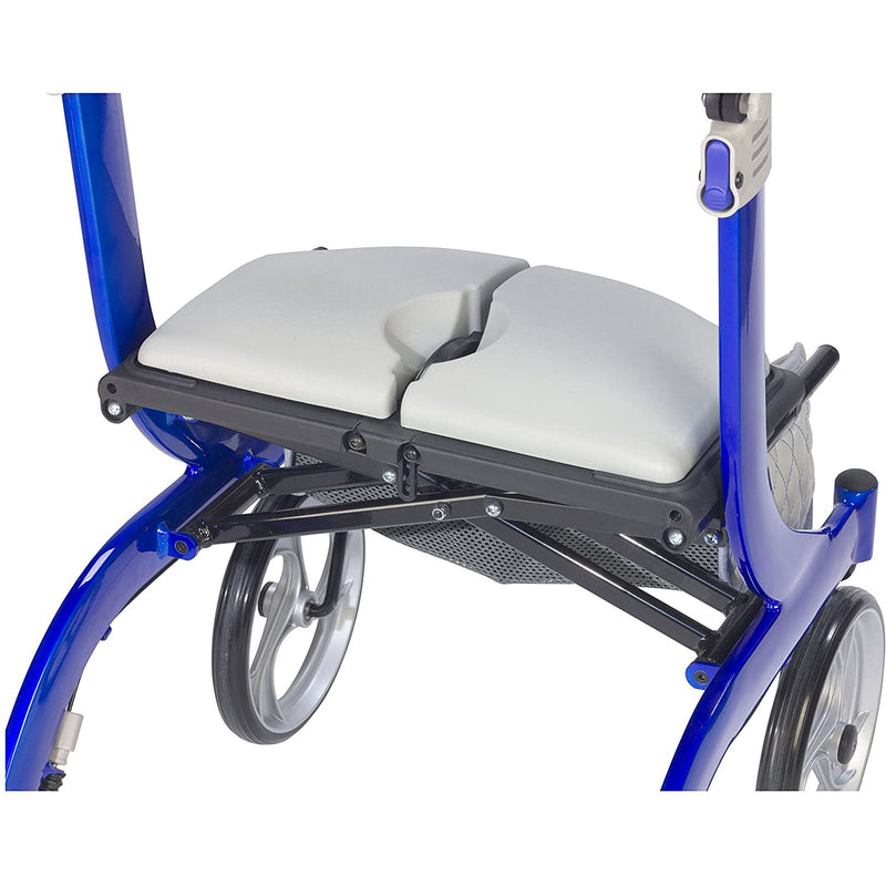 drive™ Nitro DLX 4 Wheel Rollator, 33½ – 38½ Inch