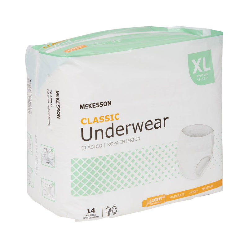 McKesson Classic Light Absorbent Underwear, Extra Large