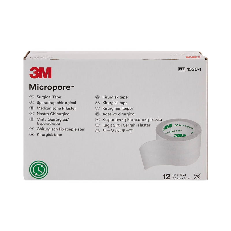 3M™ Micropore™ Paper Medical Tape, 1 Inch x 10 Yard, White