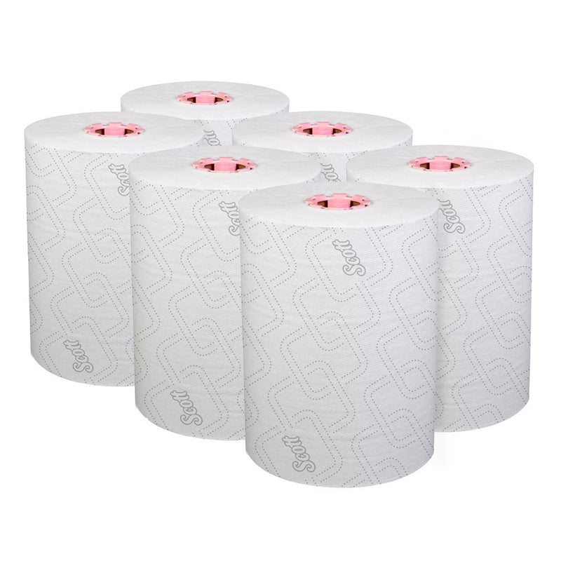 Scott® Control Slimroll™ White Paper Towel, 8 Inch x 580 Foot, 6 Rolls per Case