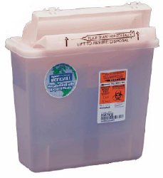 Renewables™ In-Room™ Multi-purpose Sharps Container, 12½ H x 5½ D x 10¾ W Inch