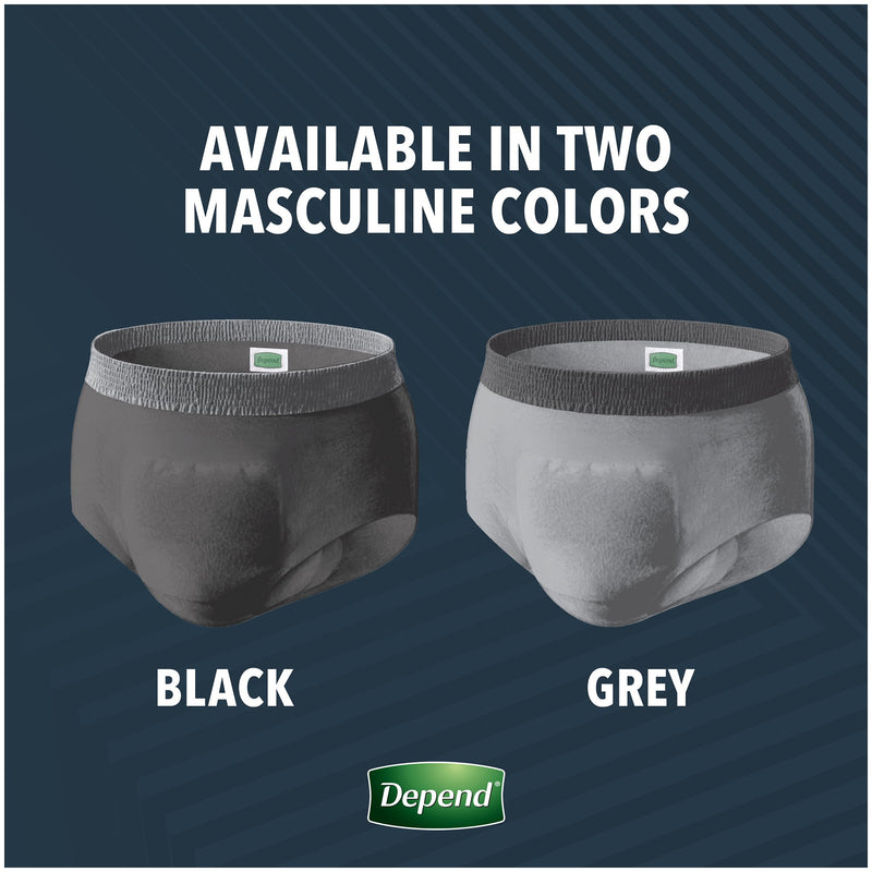 Depend® Real Fit® Maximum Absorbent Underwear, Small / Medium, 22 per Package