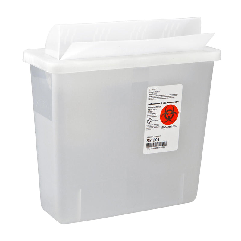 In-Room™ Multi-purpose Sharps Container, 11 H x 10¾ W x 4¾ D Inch