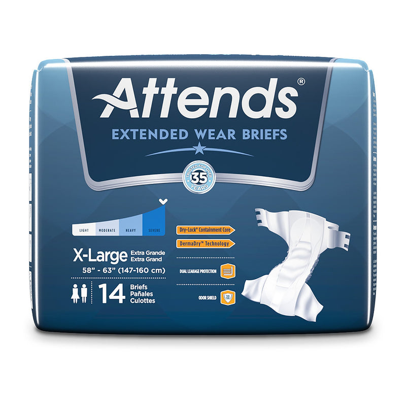 Attends® Briefs with Overnight Protection, X-Large