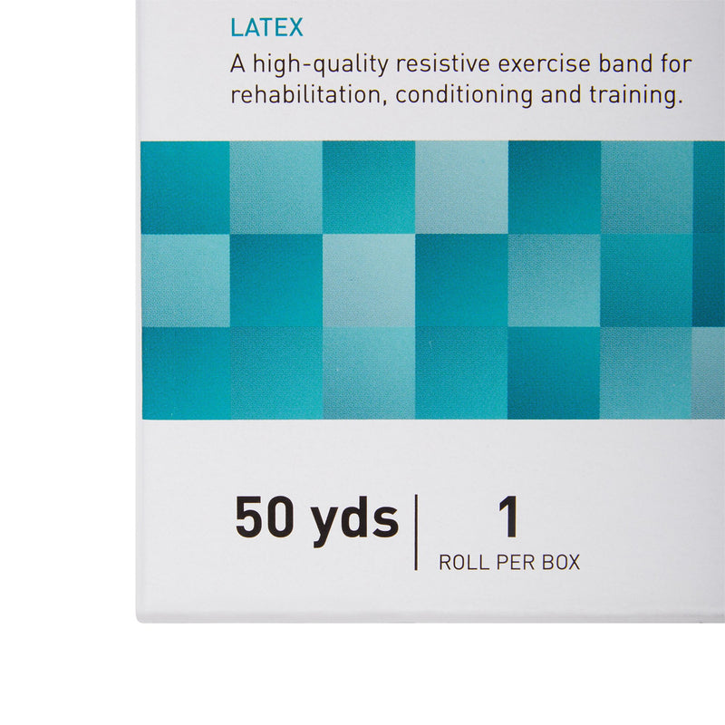 McKesson Exercise Resistance Band, Green, 5 Inch x 50 Yard, Medium Resistance