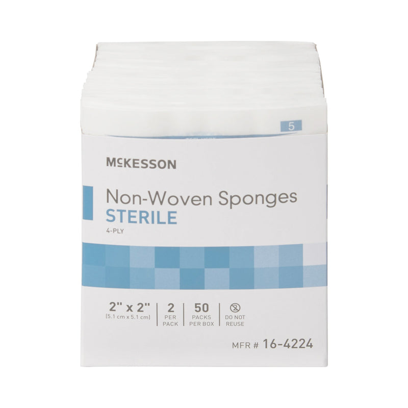 McKesson Sterile Nonwoven Sponge, 2 x 2 Inch