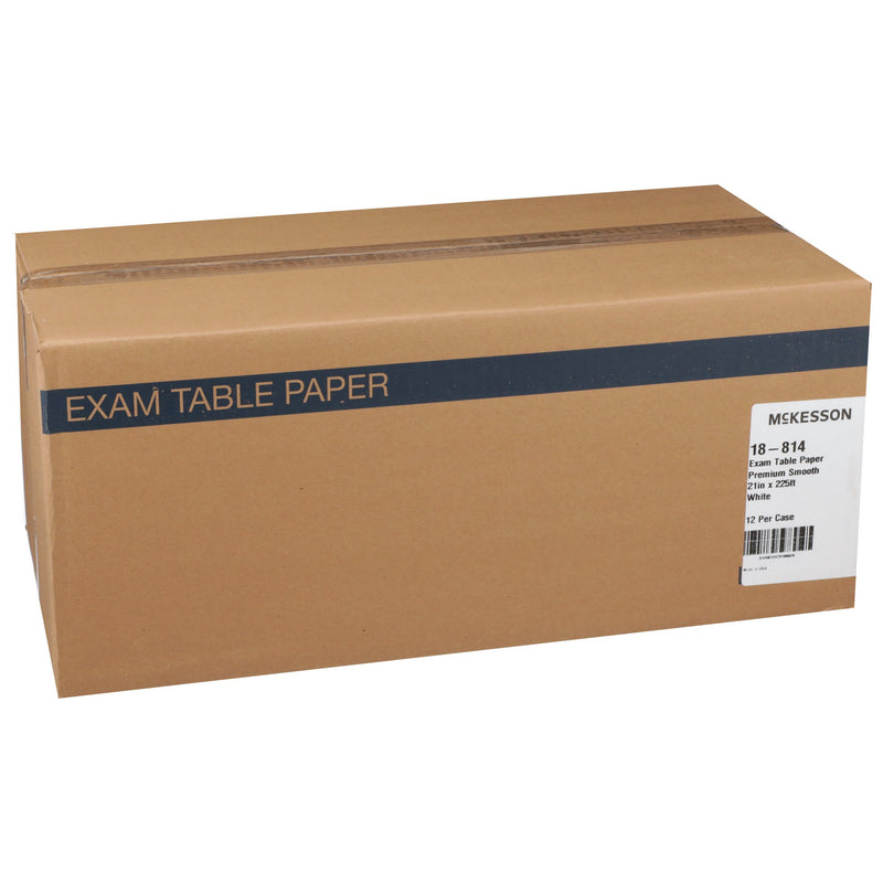 McKesson Smooth Table Paper, 21 Inch x 225 Foot, White