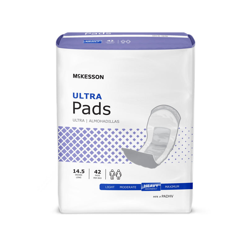 McKesson Ultra Heavy Absorbency Bladder Control Pad, 14½-Inch Length