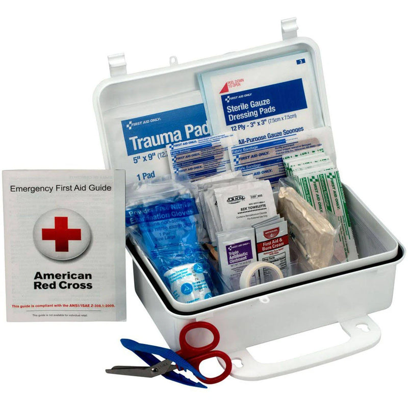 First Aid Kit  10 Person Plastic Case