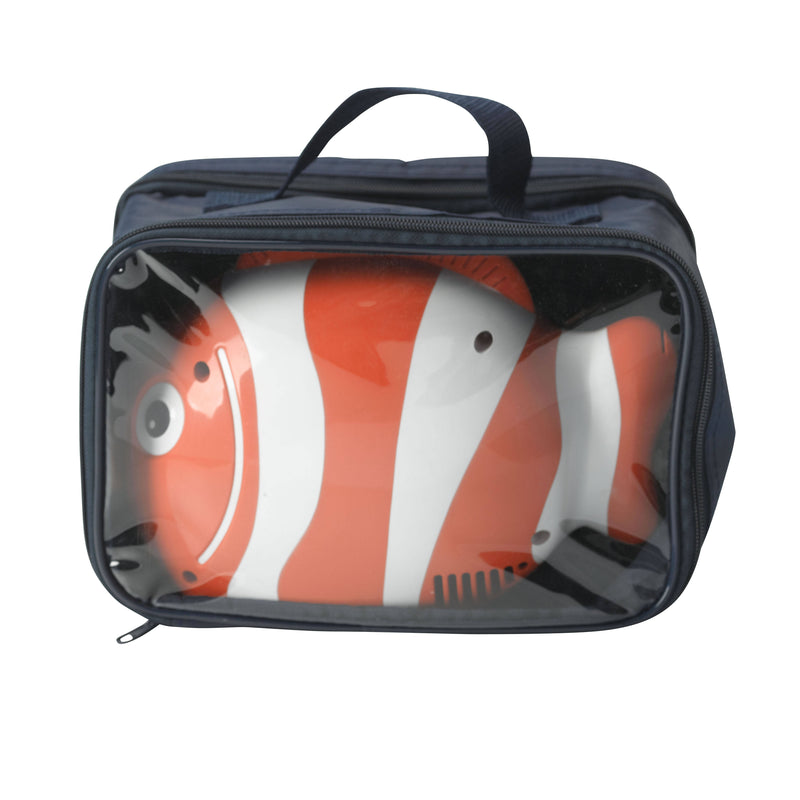 Drive Medical Fish Pediatric Compressor Nebulizer with Carry Bag -  Disposable & Reusable Nebulizer Kit