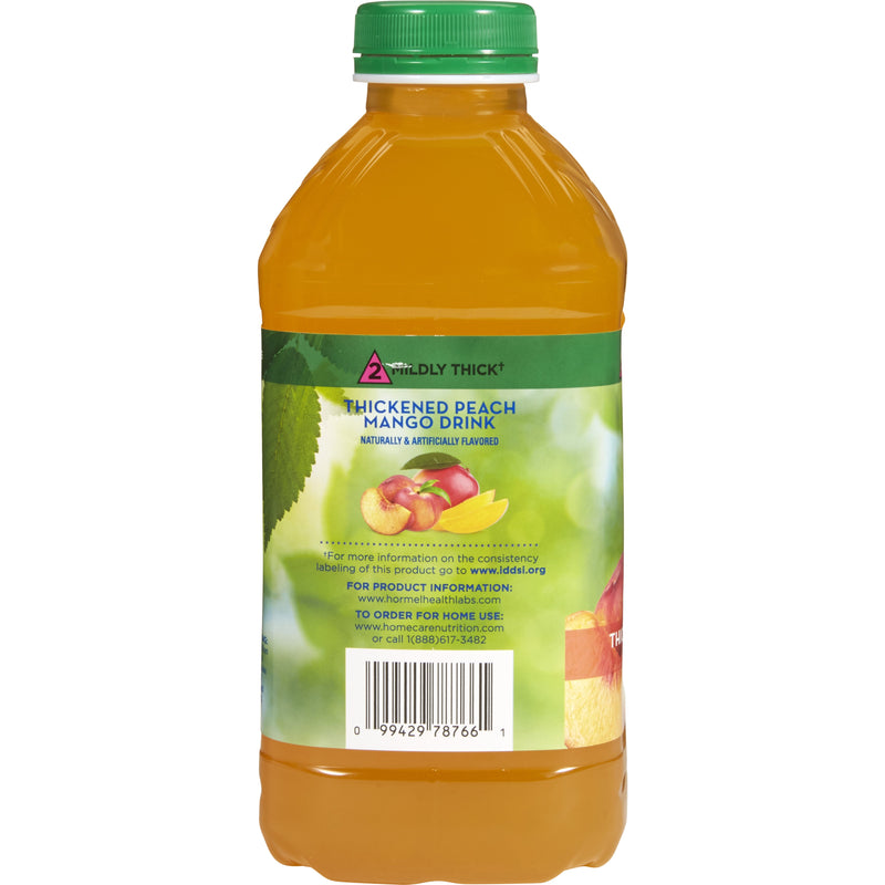 Thick & Easy® Sugar Free Nectar Consistency Peach Mango Thickened Beverage, 46-ounce Bottle