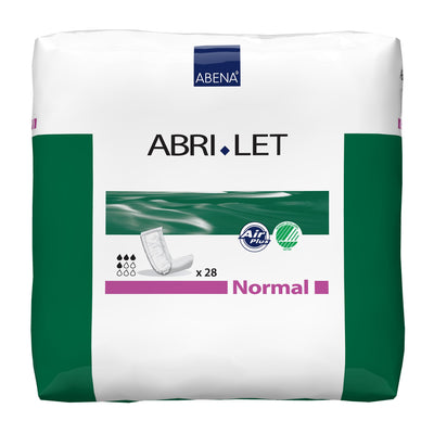Abri-Let™ Normal Incontinence Booster Pad, 4 x 15 Inch