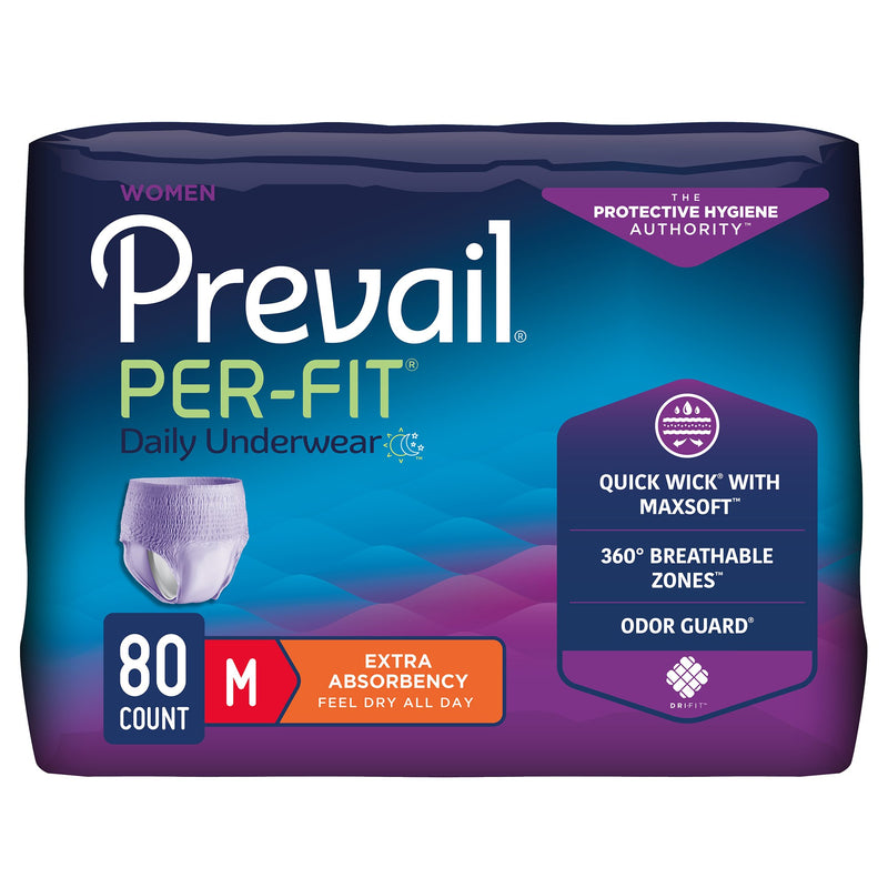 Prevail® Per-Fit® Women Extra Absorbent Underwear, Medium