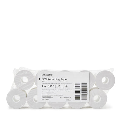 McKesson ECG Recording Paper Roll, 2in. x 100ft.