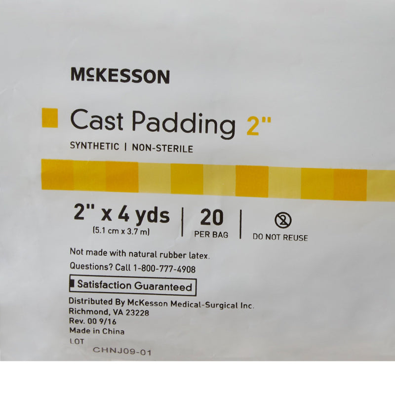 McKesson White Polyester Cast Padding, 2 Inch x 4 Yard