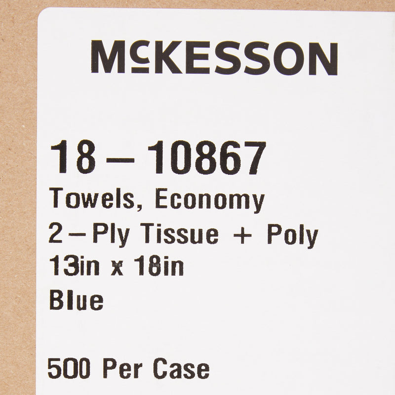 McKesson Deluxe Procedure Towel, 13 x 18 Inch