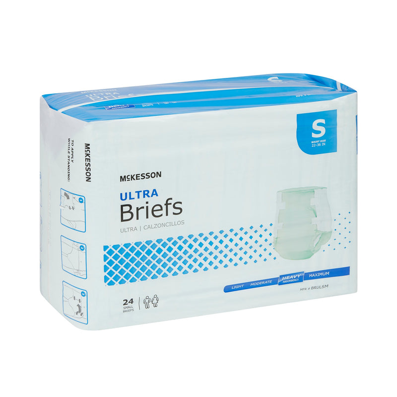 McKesson Ultra Heavy Absorbency Incontinence Brief, Small