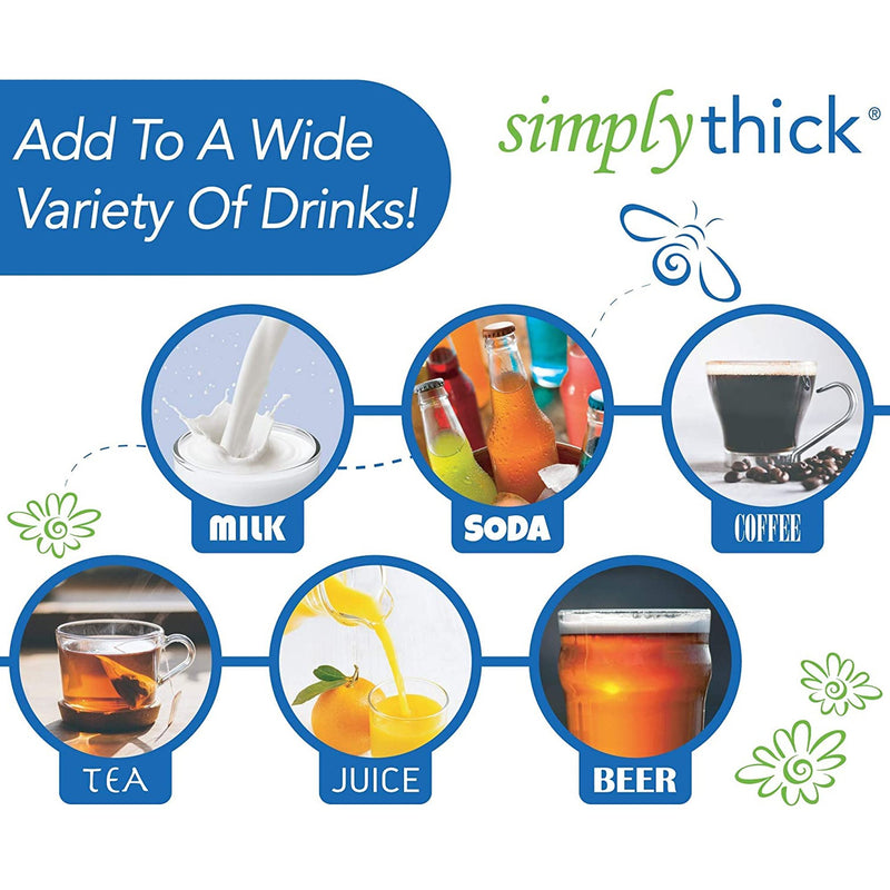 SimplyThick® Easy Mix™ Food and Beverage Thickener, Unflavored Gel, Honey Consistency