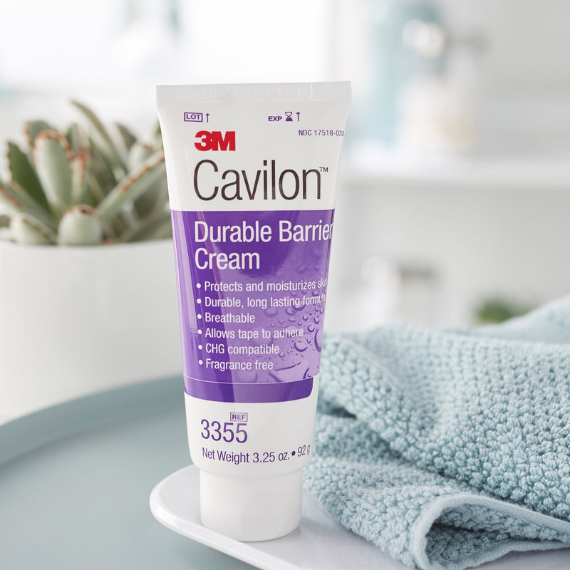 3M Cavilon Barrier Cream, 3.25 oz Tube, Unscented, Hypoallergenic
