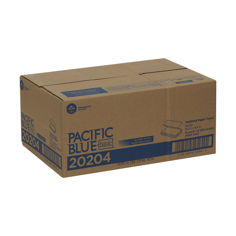 Pacific Blue Basic™ Multi-Fold Paper Towel, 250 per Pack