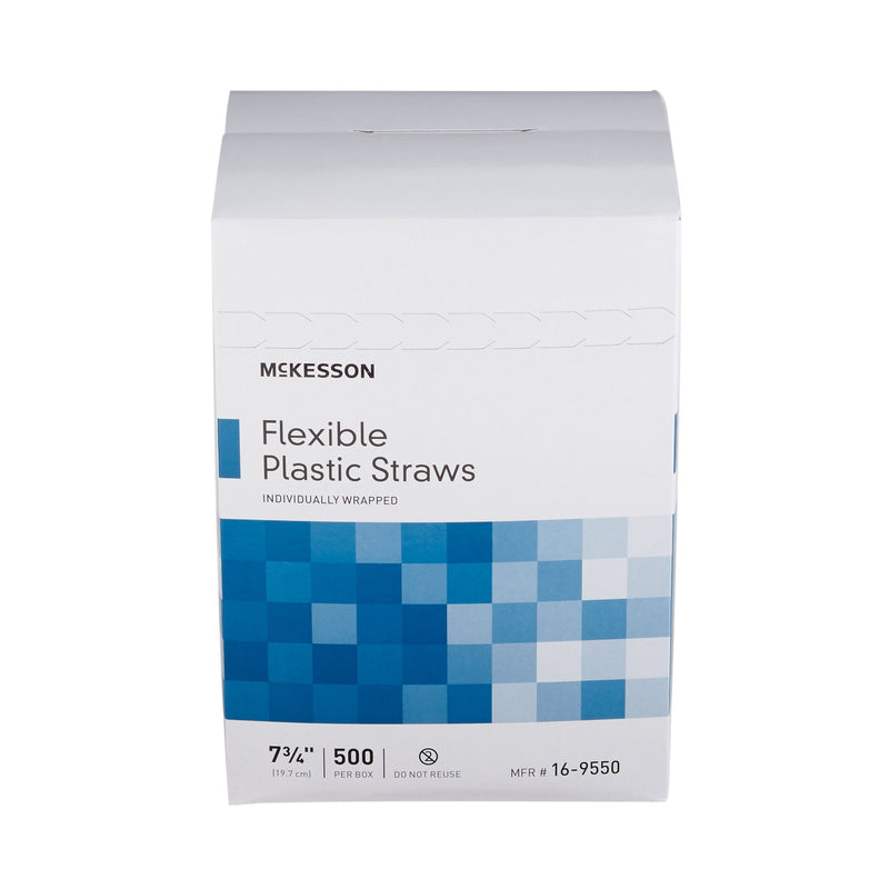 McKesson Flexible Drinking Straw, 500 per Box