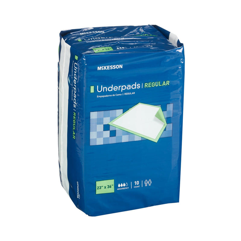 McKesson Super Moderate Absorbency Underpad, 23 x 36 Inch