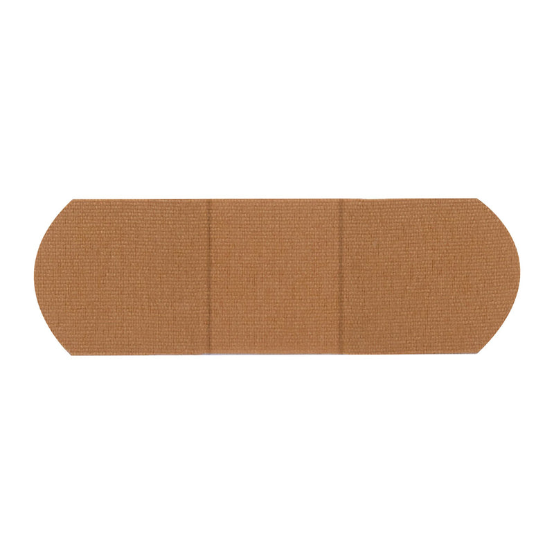 American White Cross First Aid Adhesive Strip Fabric Rectangle, Tan, Sterile