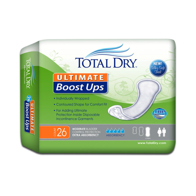 TotalDry™ Ultimate Boost Ups Absorbency Incontinence Booster Pad, 16½-Inch Length