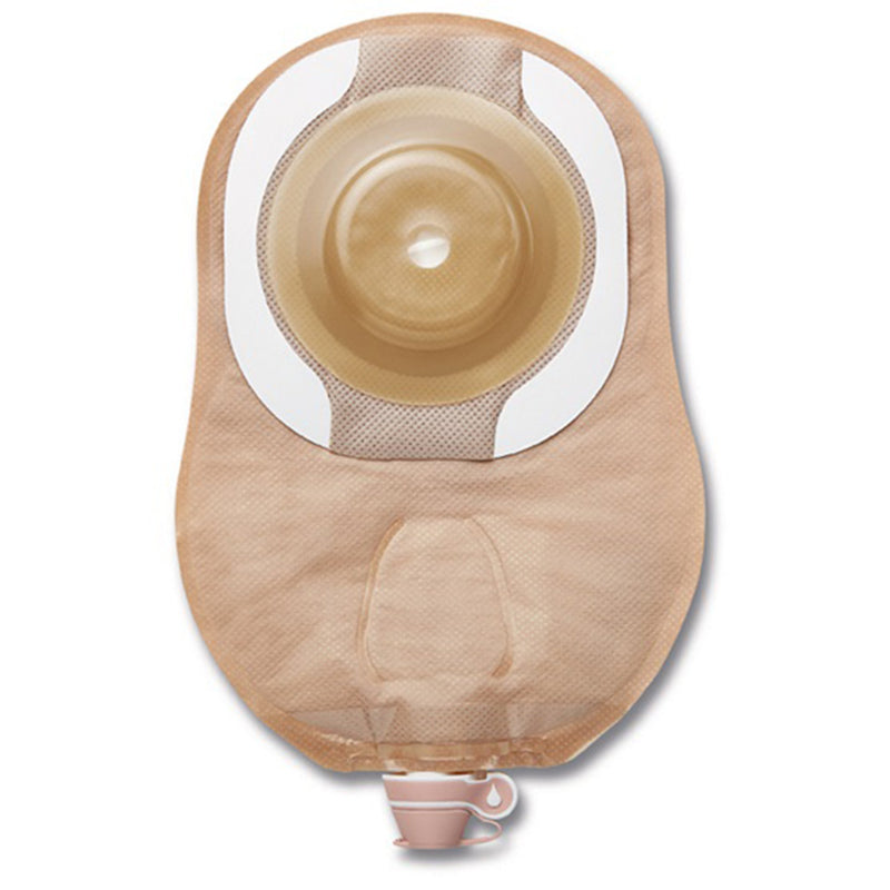 CeraPlus™ One-Piece Drainable Beige Urostomy Pouch, 9 Inch Length, 7/8 Inch Stoma