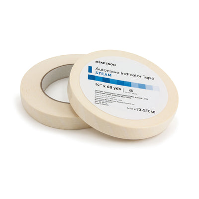 McKesson Steam Indicator Tape, ½ Inch x 60 Yard