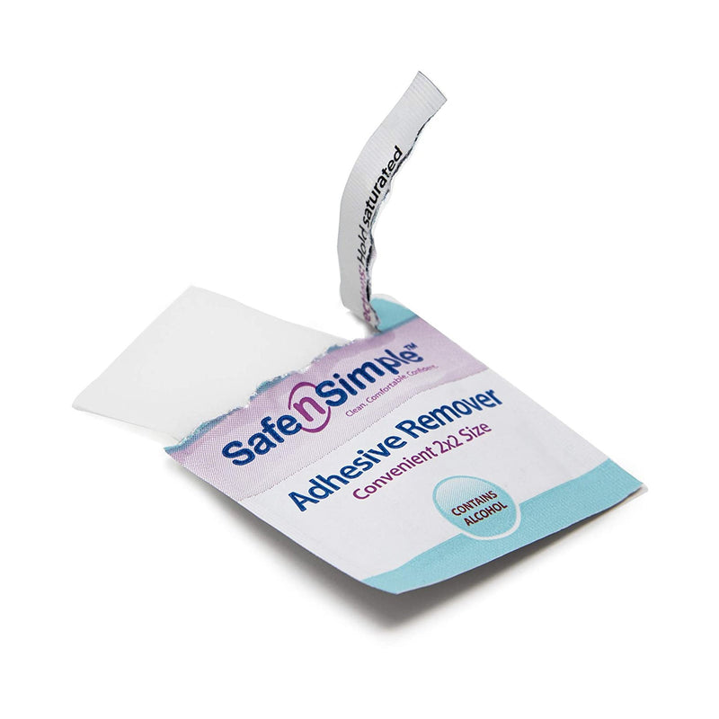 Safe N Simple™ Adhesive Remover, 5 x 7 Inch Wipe