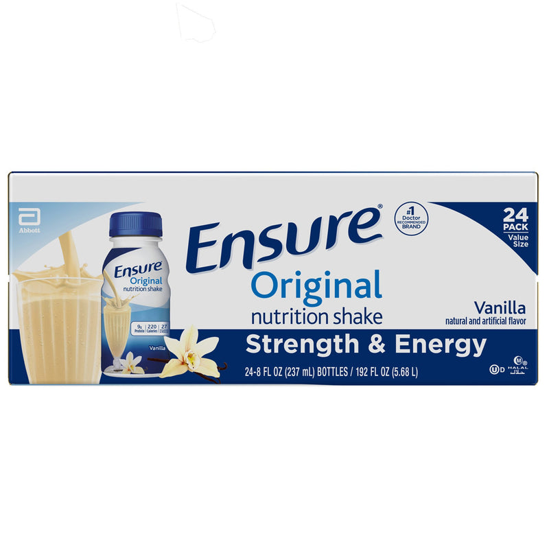 Ensure® Original Therapeutic Nutrition Shake Vanilla Oral Supplement, 8 oz. Bottle