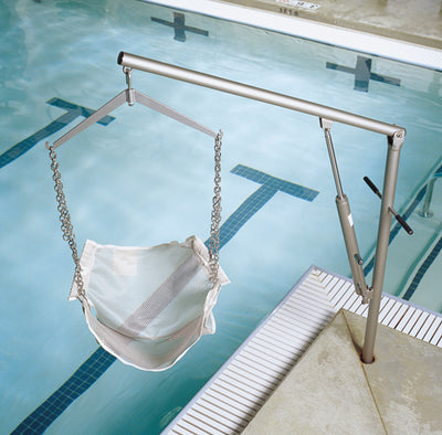 Hoyer Pool Lift  Hydraulic w/ Sling w/Back & Chains