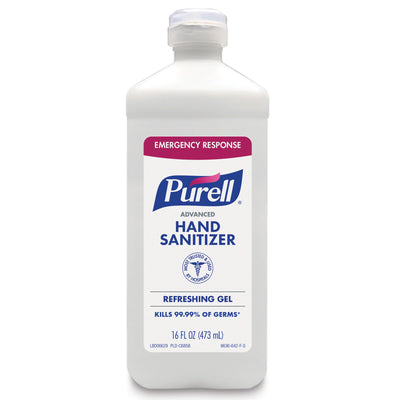 Purell® Advanced Hand Sanitizer Refreshing Gel, 16 oz. Flip Cap Bottle