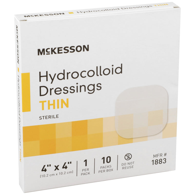 McKesson Hydrocolloid Dressing, 4 x 4 Inch