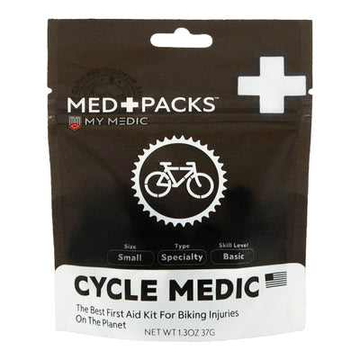 My Medic Med Packs First Aid Kit for Cyclists - Bike Injury Supplies in Portable Pouch