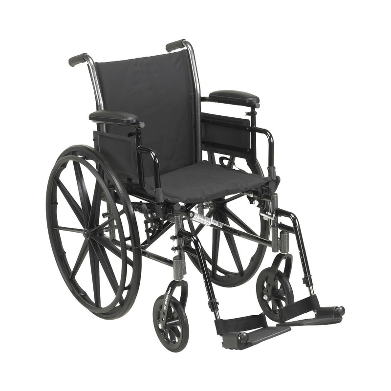 drive™ Cruiser III Manual Wheelchair, 18 Inch Seat Width