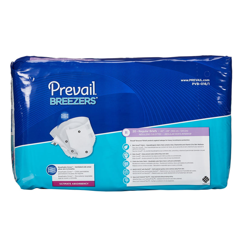 Prevail® Breezers® Ultimate Incontinence Brief, Regular