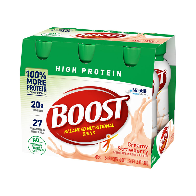 Boost® High Protein Strawberry Oral Supplement, 8 oz. Bottle