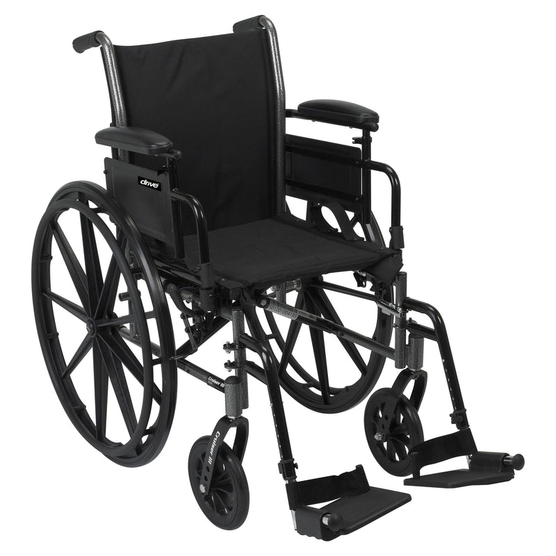 McKesson Lightweight Wheelchair, 16 Inch Seat Width