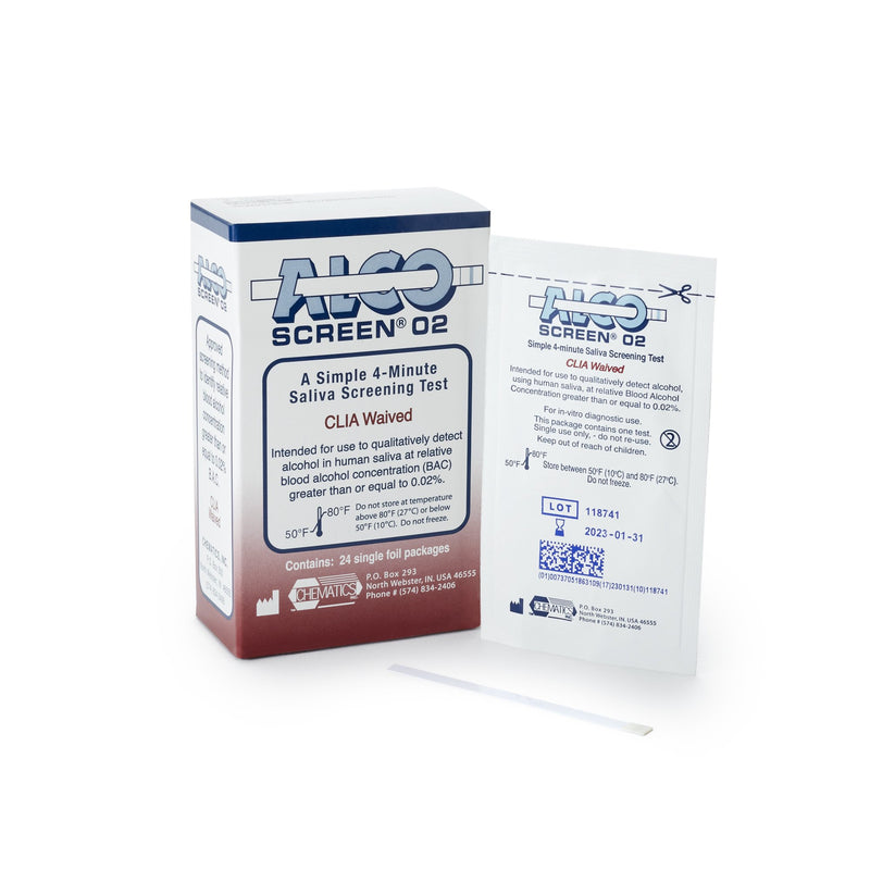 Alco-Screen® .02 Saliva Alcohol Screen Rapid Test