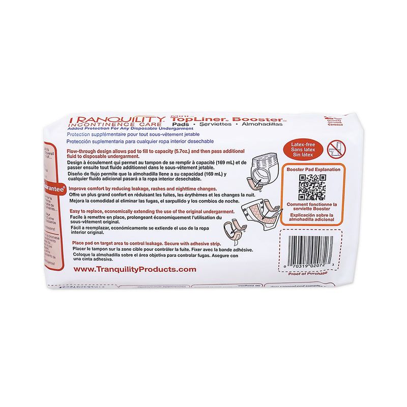 TopLiner™ Mini Incontinence Booster Pad, 2¾ x 10½ Inch