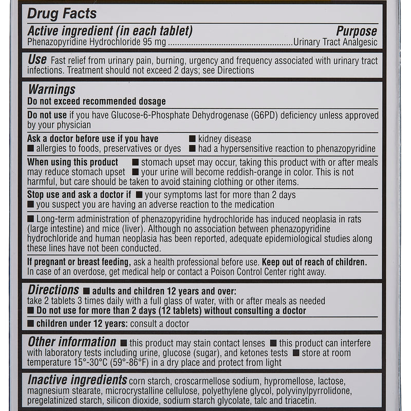 sunmark® Phenazopyridine Urinary Pain Relief