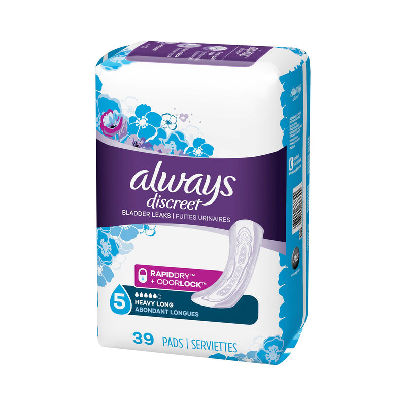 Always® Discreet Maximum Incontinence Liner, Long Length