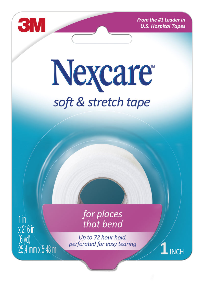 3M™ Nexcare™ Fabric Medical Tape, 1 Inch x 6 Yard, White