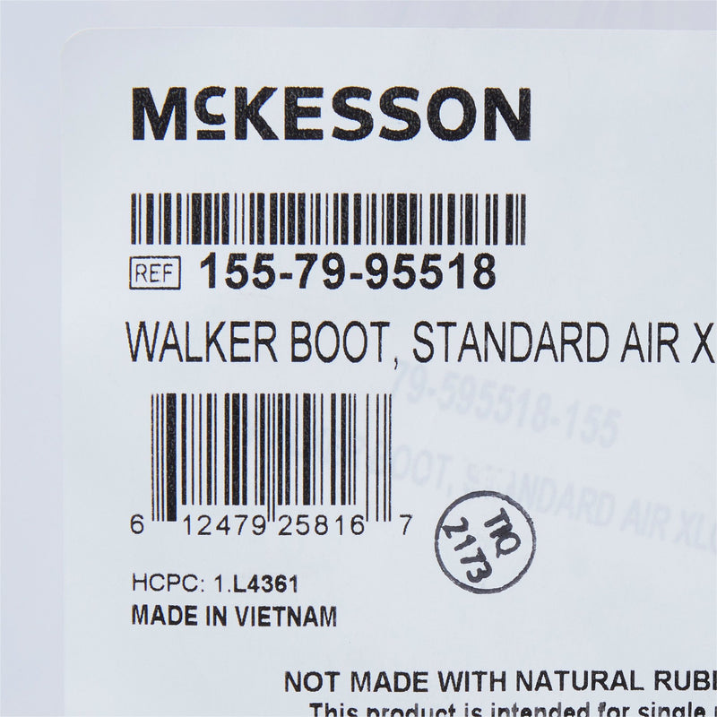 McKesson Pneumatic / Adjustable Air Support Walker Boot, Extra Large