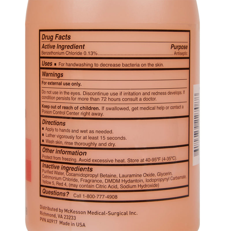 McKesson Clean Scent Foaming Antibacterial Soap, 18 oz. Pump Bottle