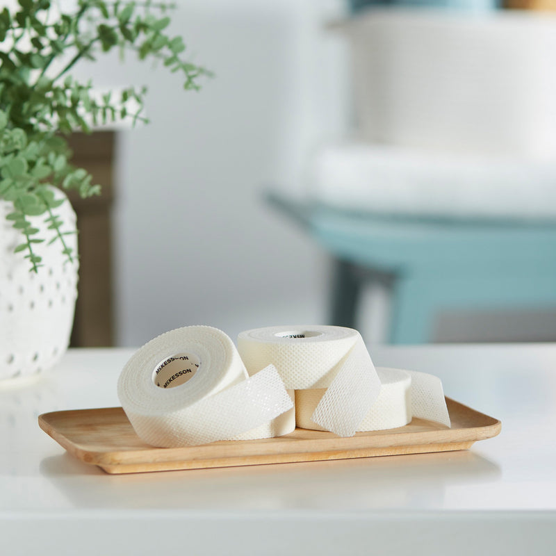 McKesson Cloth Medical Tape, 1 Inch x 10 Yard, White