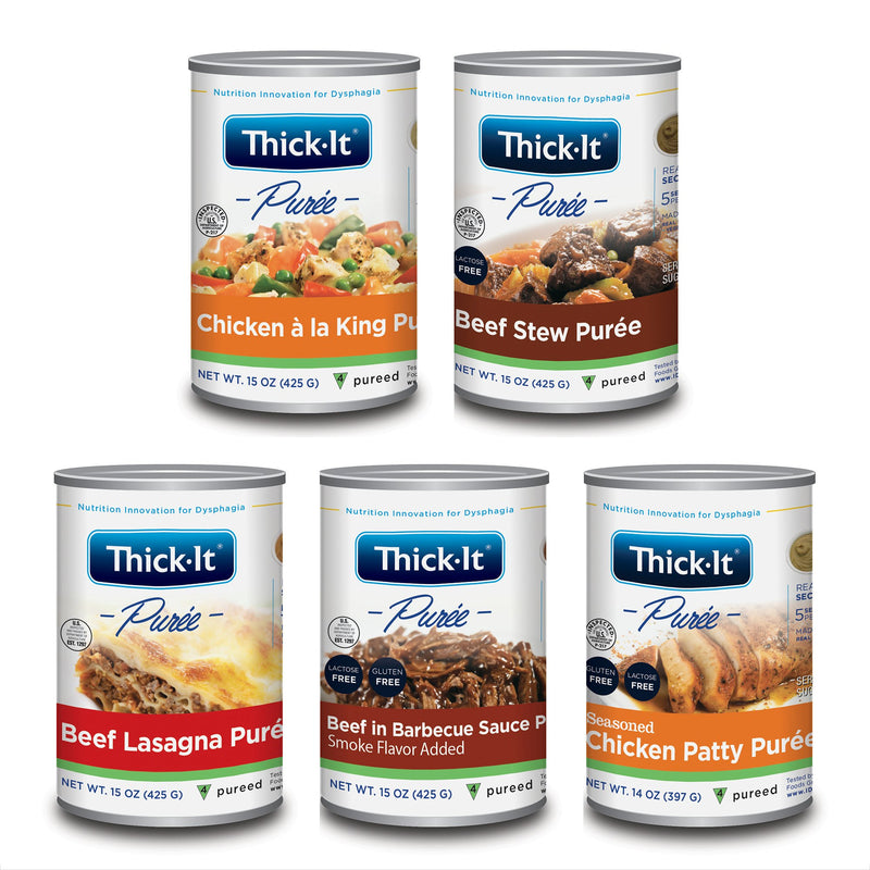 Thick-It® Variety of Meat Entrées Purée, 12 Cans per Case