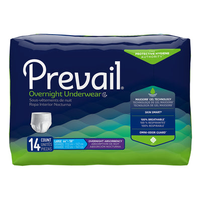 Prevail® Overnight Absorbent Underwear, Large